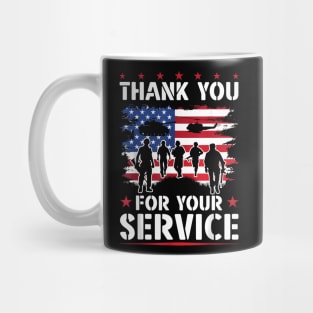 For Your Service Military Veteran Memorial Day Mug